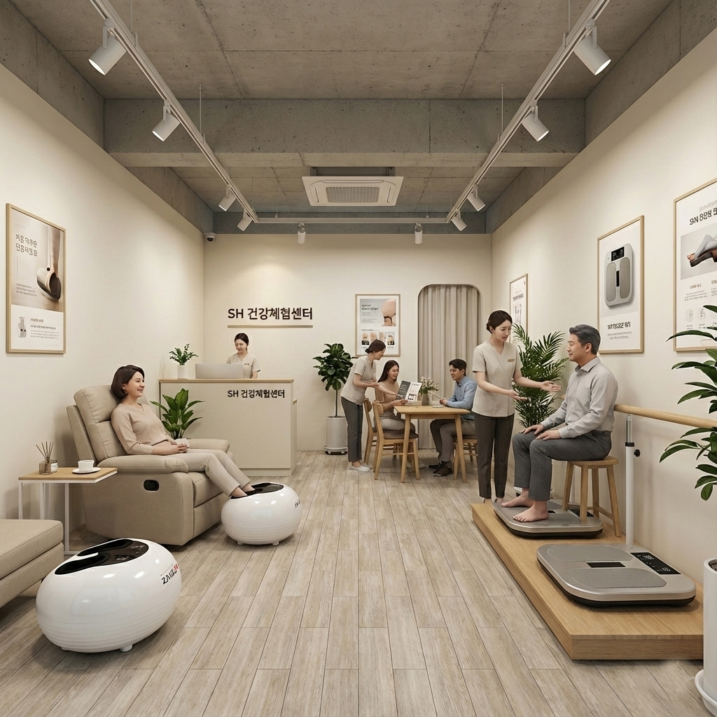 [sh건강체험센터] 의료기기 체험방 모집 자이글온네스트 sh토션파장기 음파운동기 등
